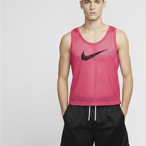 Nike Men's Vibrant Pink Mesh Tank